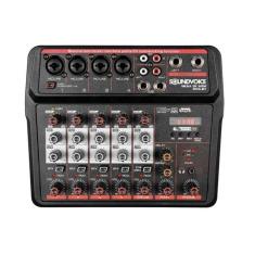 Mesa de Som Soundvoice MC6-BT compacta