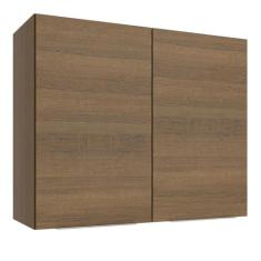 Armário Aéreo Madesa Stella 80 cm 2 Portas - Rustic