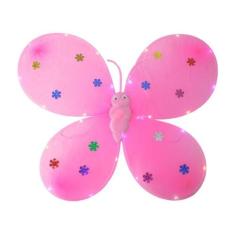 Asa Borboleta com Led Infantil Pra Fantasia de Carnaval - Fantasias Ca