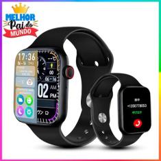 Relógio Inteligente Presente para o melhor Pai Smartwatch Preto Seie 9
