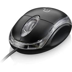 Mouse Multilaser Optico Classic Preto 1200 Dpi Preto Usb - MO179