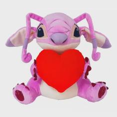 Pelúcia Angel de Stitch com Luz e Sons 30cm BR1514 - Multikids