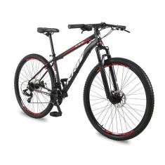 Bicicleta aro 29 KRW Alumínio 21 Vel Marchas Freio a Disco Suspensão dianteira Mountain Bike X41-Unissex