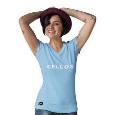 Camiseta Feminina Gola V Cellos Classic I Premium W