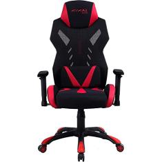 Cadeira Gamer MX13 Giratoria Preto/Vermelho