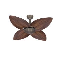 Ventilador Teto Bronze Potente 4 Pás Mdf Winds Ventax 110V