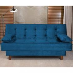 Sofá Cama 3 Lugares 195cm Veludo Holanda Berflex