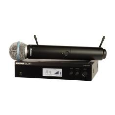 Microfone Sem Fio Bastão Shure BLX24RBR/B58-J10