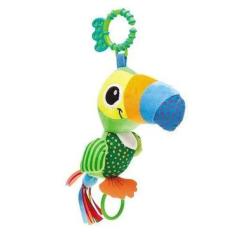 Mobile Pelucia Mordedor Chocalho Tucano Verde - Buba
