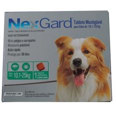 Antipulgas nexgard para cães 10 a 25kg
