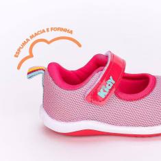 Tênis Infantil Bebê Calce Fácil Kidy Colors Sandal Rosa