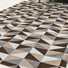 Tapete Jacquard Dallas 2,00 m x 2,50 m antiderrapante - Caramelo