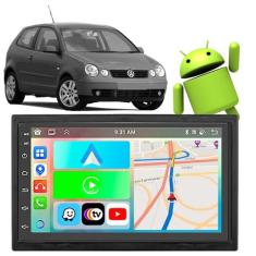 Kit multimidia android polo 03/08 black piano ch volkswagen - E-Carpla