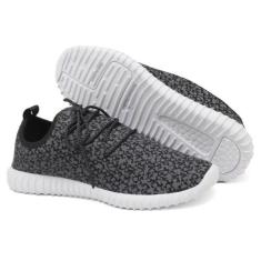 Tênis Esportivo Masculino Connect way , Preto, Branco, 43