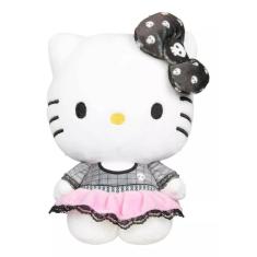 Pelúcia Hello Kitty Amigos Hello Kitty Saia Rosa 3871 Sunny