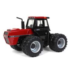 Miniatura 1/32 trator 4wd rodas duplas ertl case ih vermelho, Vermelho