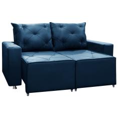 Sofá Retrátil e Reclinável 2 Lugares Bariloche 1.50cm c/ Molas - Veludo