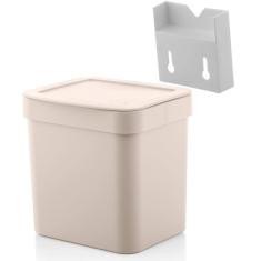 Lixeira Suspensa com Suporte para Fixação Trium Compacta Ou