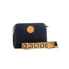 Bolsa Luz da Lua Bella Tiracolo Média Monograma Mocca