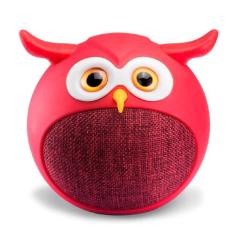 Caixa de Som Bluetooth Sound Toons Juju Tectoy Vermelha, Vermelha