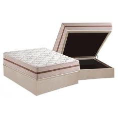 Cama Box Baú Casal: Colchão Molas Ensacadas Anjos MasterPocket Classis