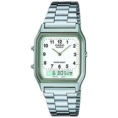 Relógio Masculino Anadigi Casio AQ-230A-7BMQ - Prateado