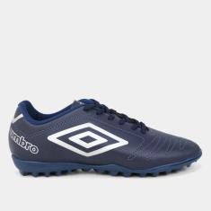 Chuteira Society Umbro Class Unissex, Marinho, Cinza, 41