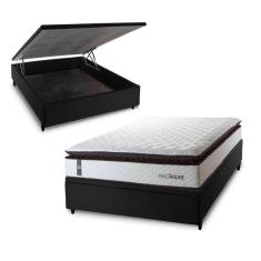 Conjunto Box Baú San Diego Branco 138x188x74 Espuma D33