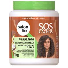 Creme De Pentear Salon Line SOS 5Em1 Óleo Coco 1Kg