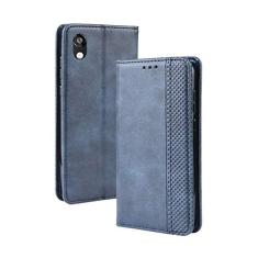 Capa para Huawei Y5 2019, capa flip carteira com suporte de couro para Huawei Y5 2019, capa magnética retrô para celular, capa carteira com compartimentos para cartão