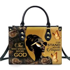 Sistabag Bolsa de couro para mulheres negras - sacolas femininas - presentes de Natal para mulheres, bolsa de Natal para mulheres, Multi, Large