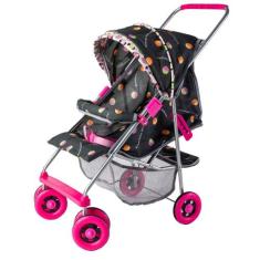 Carrinho De Boneca Milano Cinza - Brinquedos Oliveira