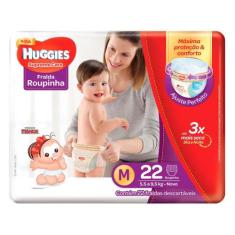 Fralda Huggies Turma da Mônica Supreme Care  - Roupinha Tam. M 5,5 a 9