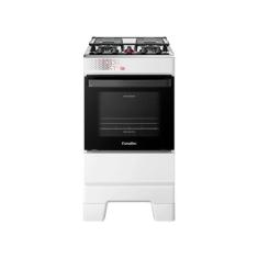 Fogão 4 Bocas Esmaltec Esmaltec Ideal Top T4IAB, Branco, Bivolt
