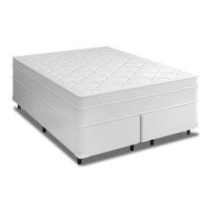 Cama Box Queen + Colchão Molas Ensacadas Don Confort Europillow 158x19