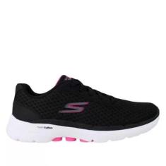 Tênis Feminino Skechers Go Walk 6 Preto-Feminino
