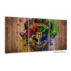 Quadros Decorativos Harry Potter 120x60 3 peças em Tecido
