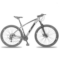 Bicicleta 27 Velocidades KSW Aro 29  Câmbio Shimano Freio Hidráulico Roda Livre