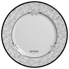 Conjunto com 6 pratos raso barbecue plus b