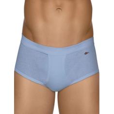 Cueca Slip Zorba 185 com Abertura, Azul, G