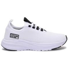 Tênis  Masculino Feminino Para Academia Caminhada - Ascension, Branco,