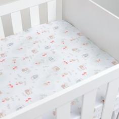 Lençol Papi C/Elástico Tamanho Americano Estampado 1,30M X 70Cm X 12Cm 01 Un