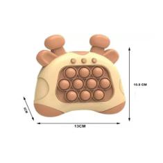 Brinquedo Pop-It Educativo Divertido Anti Stress Girafa - Wellkids