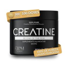 Creatina 300g Pura Monohidratada ELLYM NUTRITION Suplemento Alimentar 