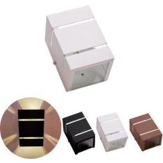 Arandela 2 Focos E 2 Frisos Externa Parede Muro Ar1510 Alumínio - Idea