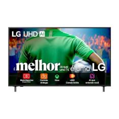 Smart TV 4K 75" LG UHD 75UA85 Processador α7 AI Ger8 4K Super Upscaling Google Cast Alexa Integrado Controle AI Smart Magic WebOS 25