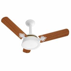 Ventilador new delta light 220v com lustre de led 24w