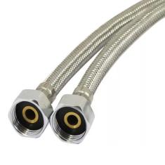 Engate Mangueira Flexível Misturador Monocomando 80Cm (Par)