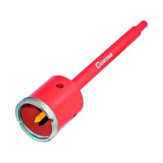 Serra Copo Diamantada Cortag Com Haste Pino 45mm