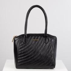 Bolsa de couro com matelassê Rebeca-Feminino